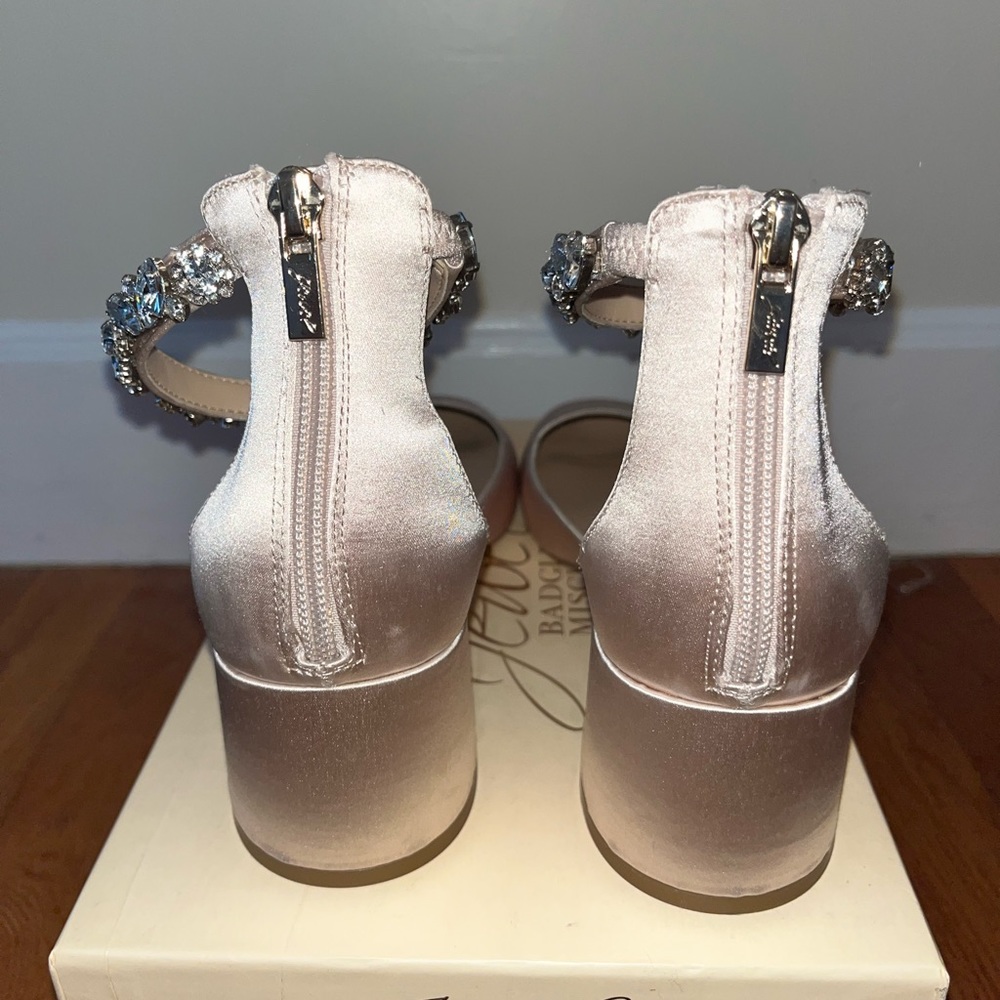 Euc With Box - Jewel Badgley Mischka “Cathleen” Heels View 6